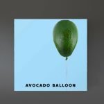 Avocado Balloon Kanvas Tablo