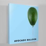 Avocado Balloon Kanvas Tablo