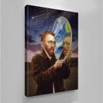 Van Gogh Mirror Kanvas Tablo