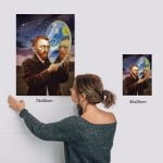 Van Gogh Mirror Kanvas Tablo - Görsel 3